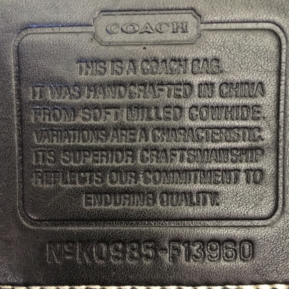 🖤Coach F13960 Black Hampton Pebble Leather Tote - Picture 9 of 11